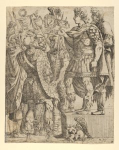 Emperor addressing his Soldiers MET DP854619