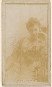 Elsie Lombard, from the Actresses series (N245) issued by Kinney Brothers to promote Sweet Caporal Cigarettes MET DP859010