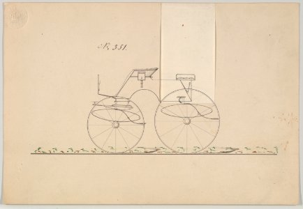 Design for 4 seat Phaeton, no top, no. 351 MET DP877084