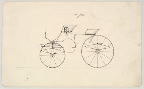 Design for 4 seat Phaeton, no top, no. 756 MET DP877105
