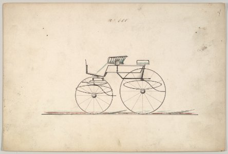 Design for 4 seat Phaeton, no top, no. 500 MET DP877096