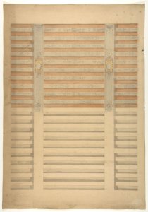 Design for a beamed ceiling in French Renaissance style MET DP811438