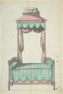 Design for a Bed and a Canopy MET DP808797