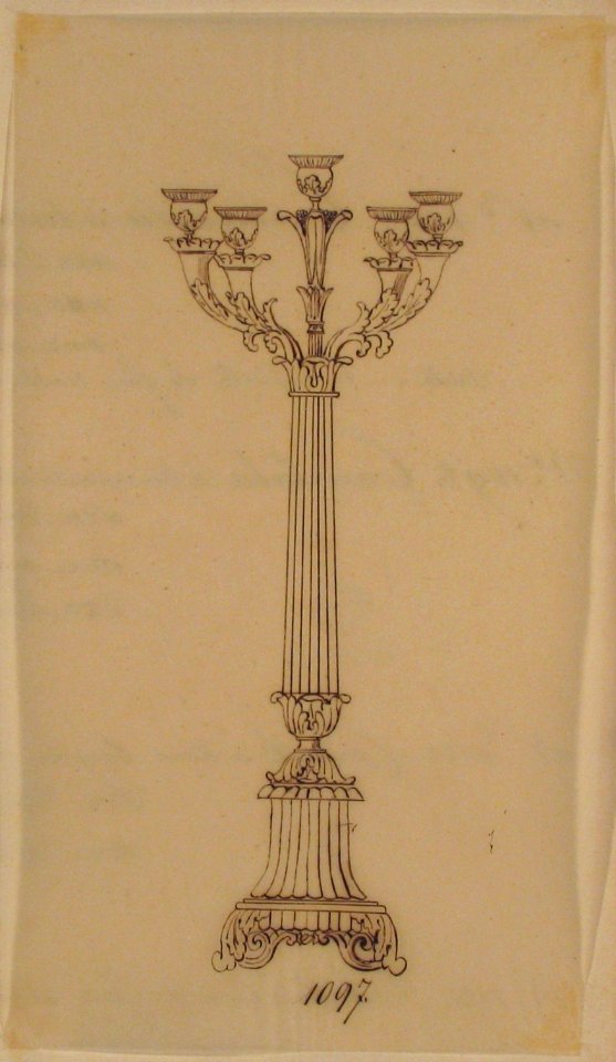 Design for a Candelabra MET 66.631.93