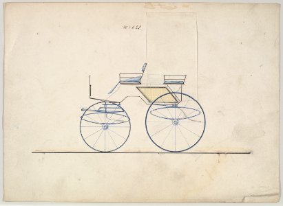Design for 4 seat Phaeton, no top, no. 621 MET DP877102