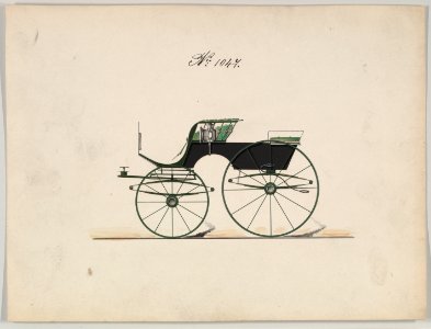 Design for 4 seat Phaeton, no top, no. 1047 MET DP877118
