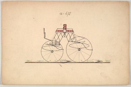 Design for 4 seat Phaeton, no top, no. 470 MET DP877091