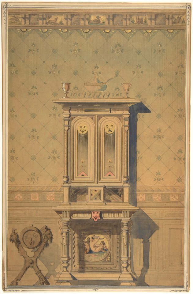 Design for a Cabinet in an Interior Setting MET DP803558