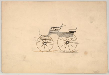 Design for 4 seat Phaeton, no top (unnumbered) MET DP877144