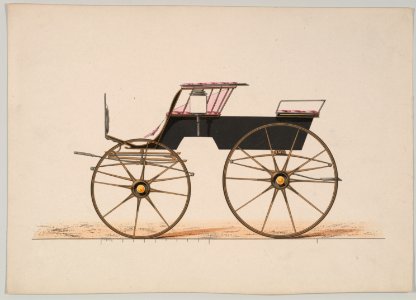 Design for 4 seat Phaeton, no top (unnumbered) MET DP877147