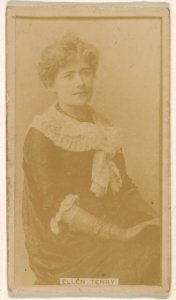 Ellen Terry, from the Actresses series (N245) issued by Kinney Brothers to promote Sweet Caporal Cigarettes MET DP859706