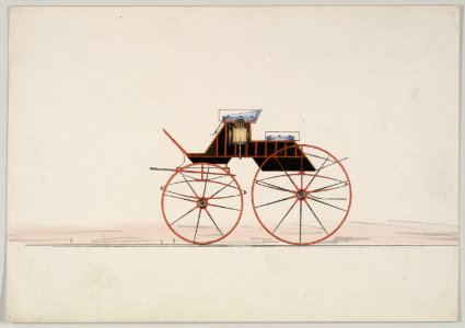 Design for 4 seat Phaeton, no top (unnumbered) MET DP877141