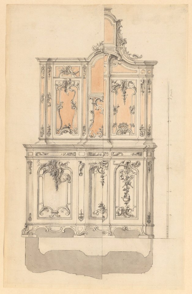 Design for a Cabinet with an Alternative for the Right Side MET DP223363