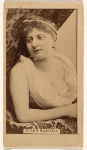 Ellen Rositer, from the Actresses series (N245) issued by Kinney Brothers to promote Sweet Caporal Cigarettes MET DP859456