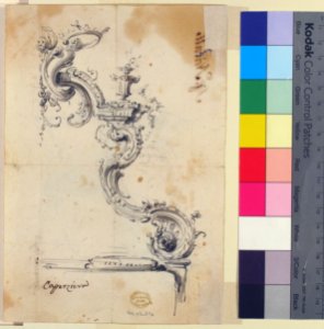 Design for a Canopy (recto). Design for an Armchair (verso) MET 49.63.276 VERSO