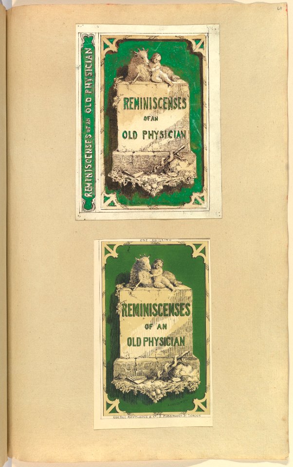 Design and Proof for Bookcover, Reminiscenses of an Old Physician MET DP827466