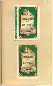 Design and Proof for Bookcover, Reminiscenses of an Old Physician MET DP827466