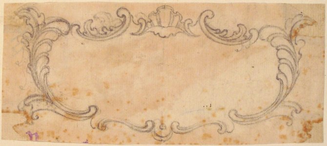 Design for a Cartouche MET 52.570.269