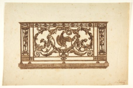 Design for an Iron Railing MET DP812509