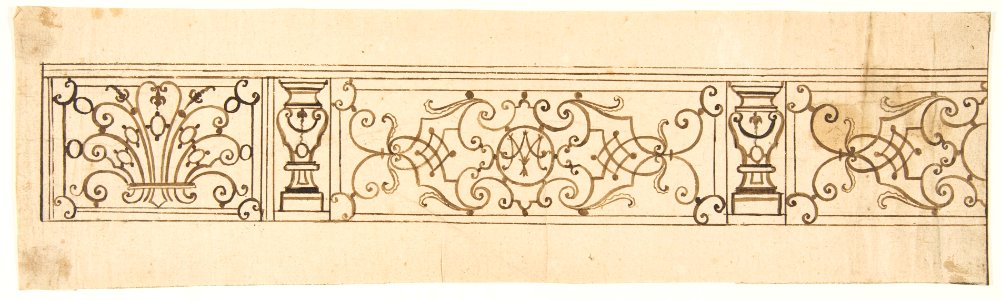 Design for an Iron Railing MET DP812377