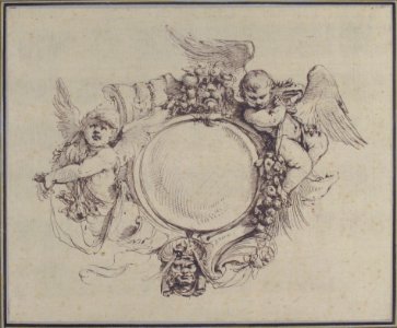 Design for a Cartouche with a Variant MET 52.570.103