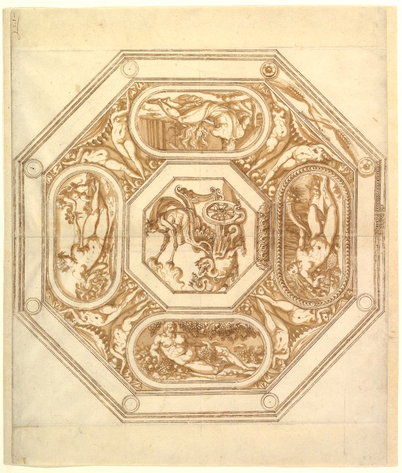 Design for an Octagonal Ceiling (or Dish?) MET DP820594