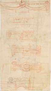Design for an Urn (recto); Sketches (verso) MET DP808600