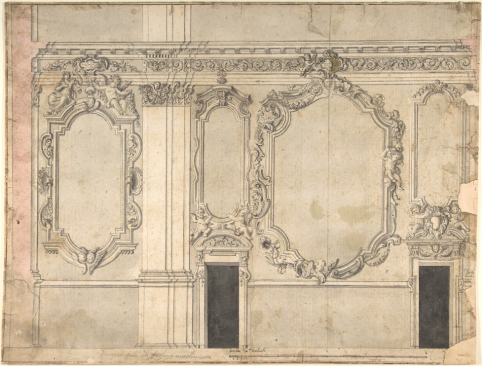 Design for an Interior Wall Elevation MET DP803626