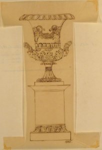 Design for an Urn on a Pedestal MET 66.631.106