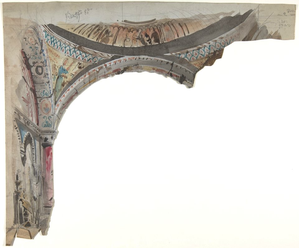 Design for a Stage Set at the Opéra, Paris MET DP810194