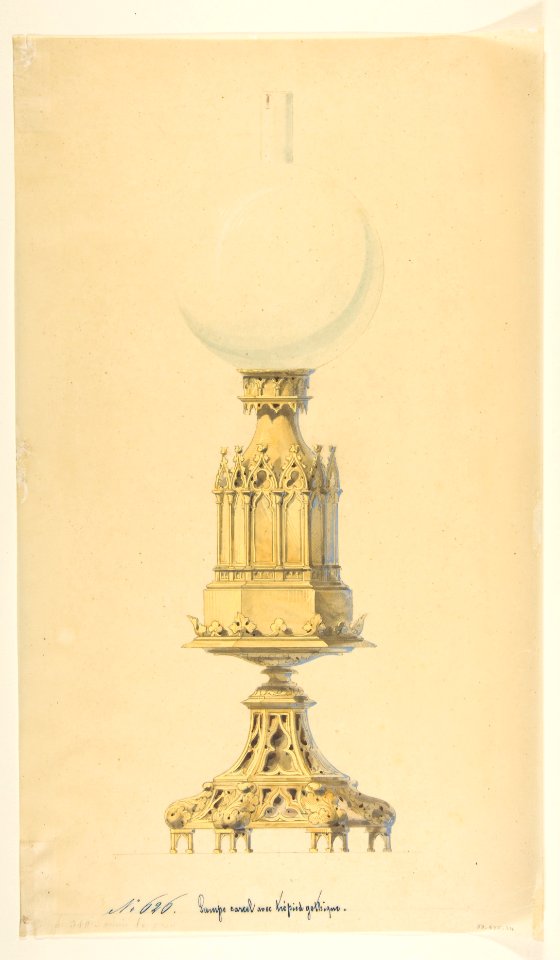 Design for an Oil Lamp MET DP812481