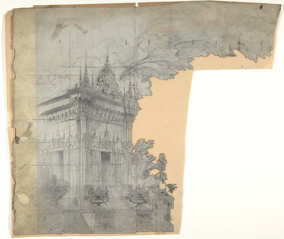 Design for a Stage Set at the Opéra, Paris MET DP810134