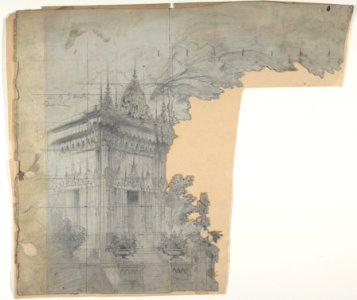 Design for a Stage Set at the Opéra, Paris MET DP810134