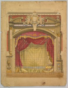 Design for a Stage Set- Casino de St. Etienne MET DP819563