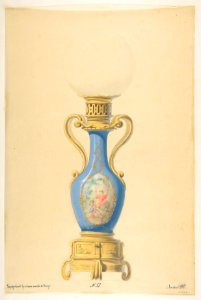 Design for an Oil Lamp MET DP812474