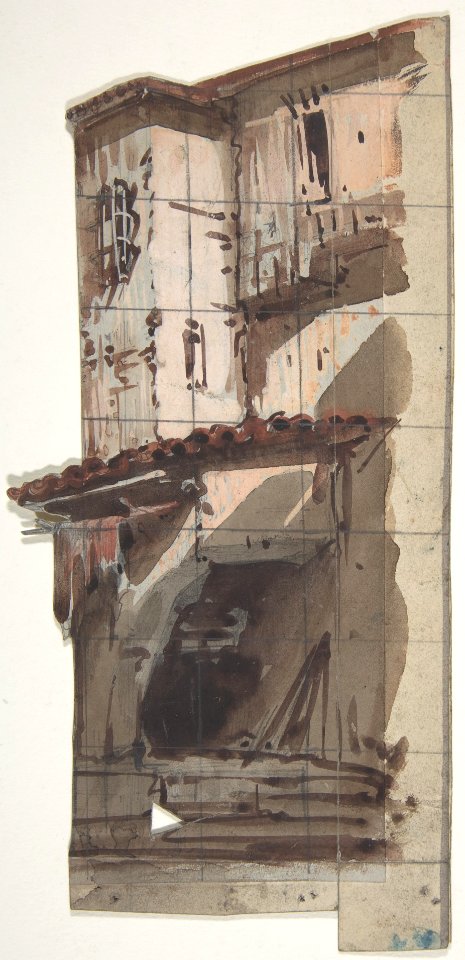 Design for a Stage Set at the Opéra, Paris MET DP810149
