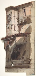 Design for a Stage Set at the Opéra, Paris MET DP810149