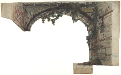 Design for a Stage Set at the Opéra, Paris MET DP810198