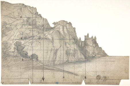 Design for a Stage Set at the Opéra, Paris MET DP810168