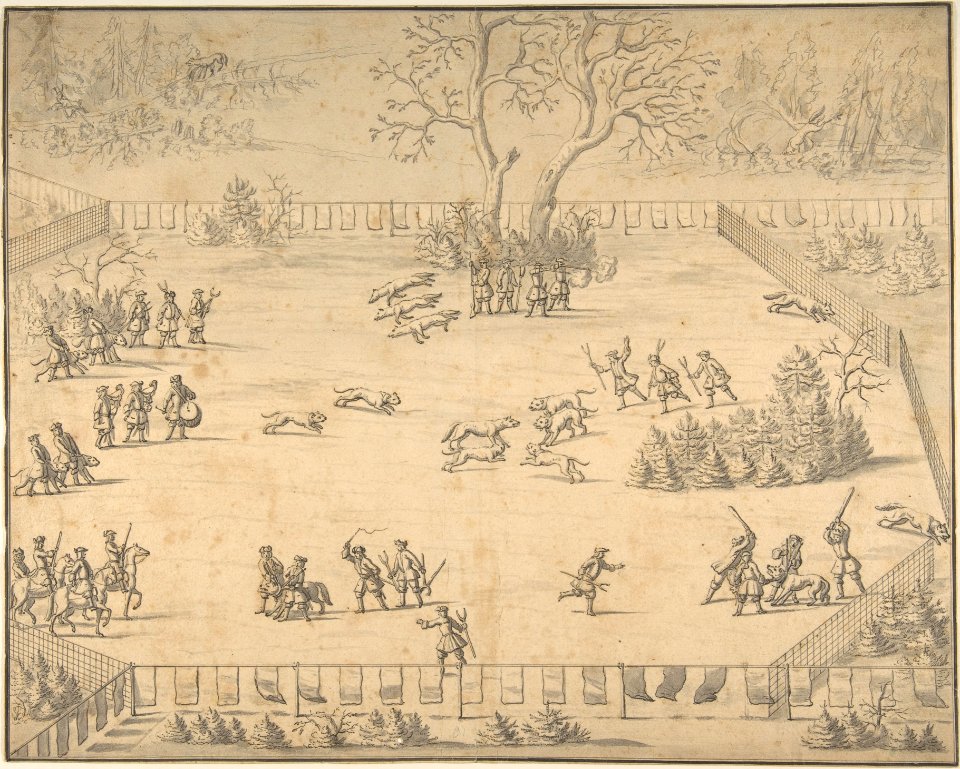 Design for an Illustration to Hans Friedrich von Fleming, "Der Volkommene Teursche Jäger..." Leipzig 1719 MET DP804114