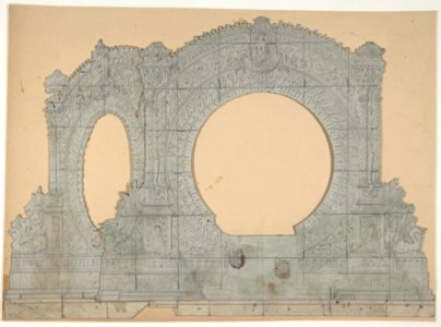 Design for a Stage Set at the Opéra, Paris MET DP810186