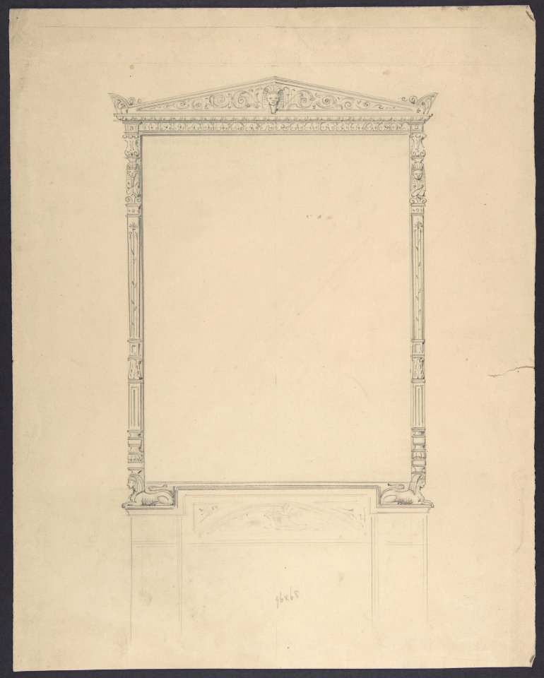 Design for an Over-Mantle Mirror Frame MET DP809153