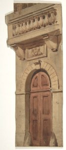 Design for a Stage Set at the Opéra, Paris MET DP810136