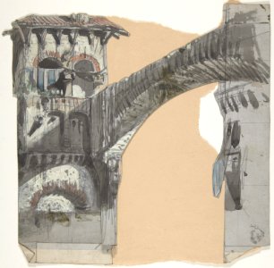 Design for a Stage Set at the Opéra, Paris MET DP810161