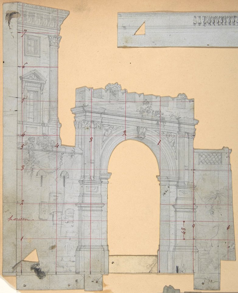 Design for a Stage Set at the Opéra, Paris MET DP810032