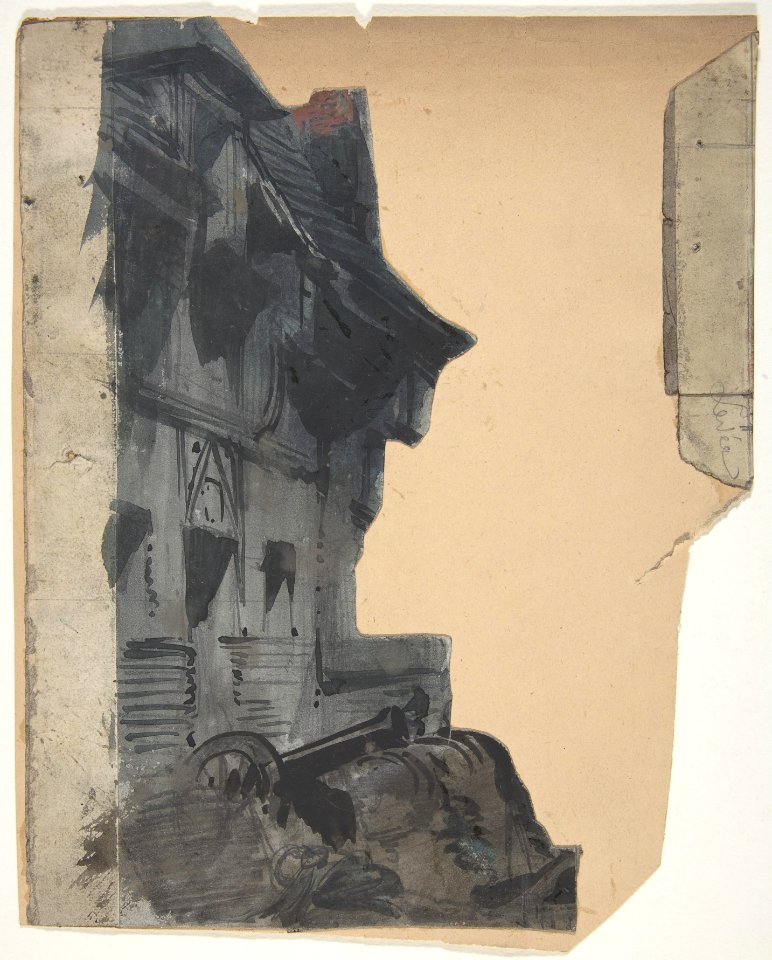 Design for a Stage Set at the Opéra, Paris MET DP810051