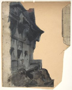 Design for a Stage Set at the Opéra, Paris MET DP810051
