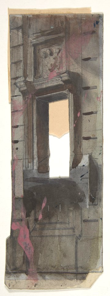 Design for a Stage Set at the Opéra, Paris MET DP810137