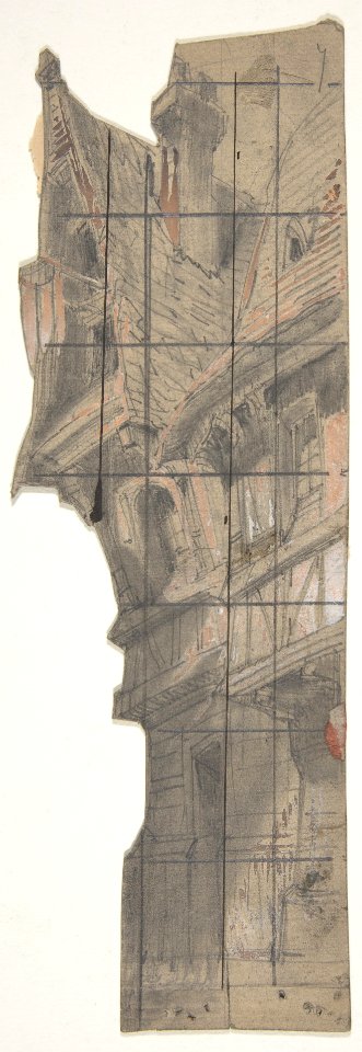 Design for a Stage Set at the Opéra, Paris MET DP810142