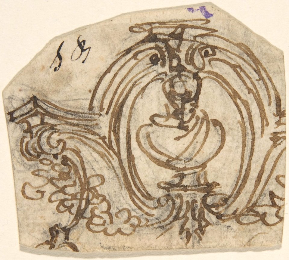 Design for an Overdoor with a Bust MET DP809622
